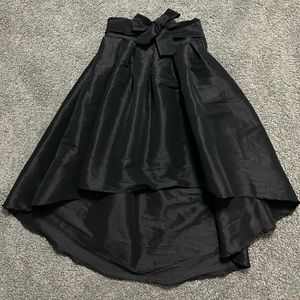Black A-line Skirt